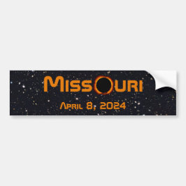 Missouri 2024 Gesamtsolarausstoß Autoaufkleber