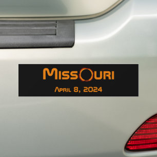 Missouri 2024 Gesamtsolarausstoß Autoaufkleber