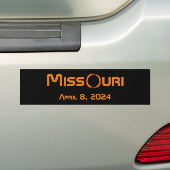 Missouri 2024 Gesamtsolarausstoß Autoaufkleber (Auf Auto)