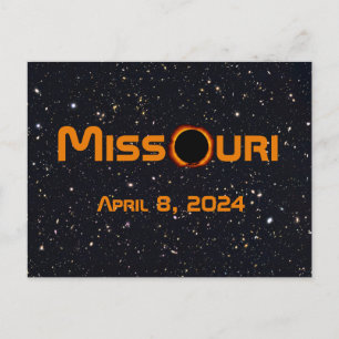 Missouri 2024 Gesamtsolarausstoß Postkarte