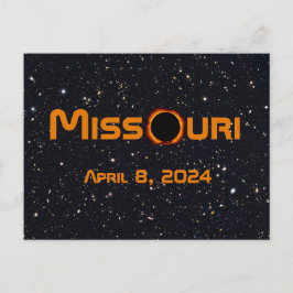 Missouri 2024 Gesamtsolarausstoß Postkarte