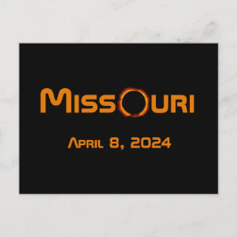 Missouri 2024 Gesamtsolarausstoß Postkarte