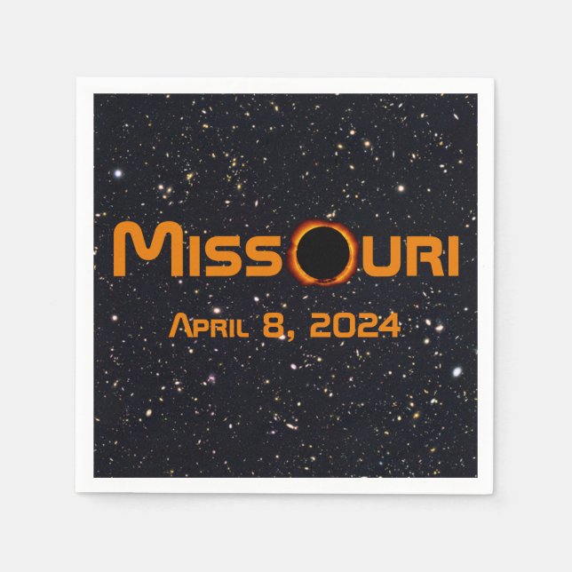 Missouri 2024 Gesamtsolarausstoß Serviette (Vorderseite)