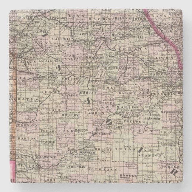 Missouri 7 steinuntersetzer (Vorderseite)