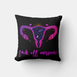 Missouri Abortion Ban Celestial Uterus Protest Kissen