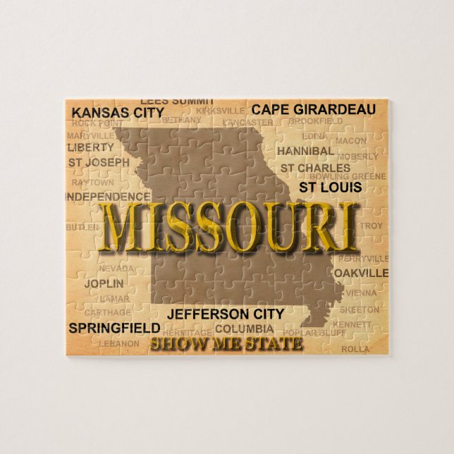 Missouri Antique Karte (Horizontal)
