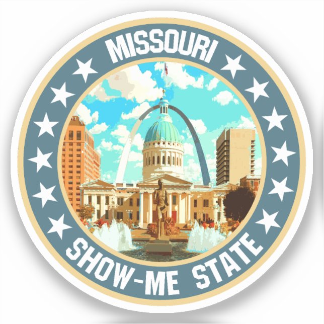 Missouri Aufkleber (Vorderseite)