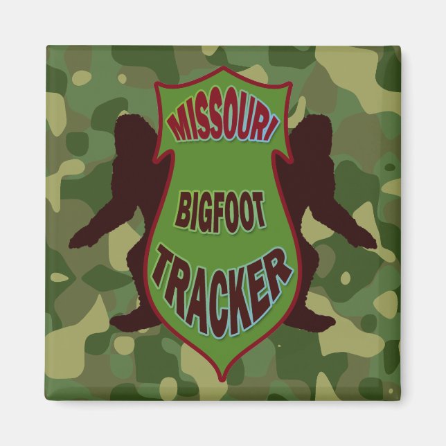 Missouri Bigfoot Tracker Magnet (Vorne)