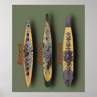 Missouri Bismarck Yamato