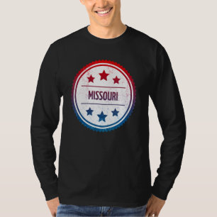 Missouri - Cooles US Staat Retro Abzeichen T-Shirt