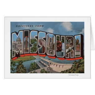Missouri (Dam-Ansicht) - Große Letter-Szenen