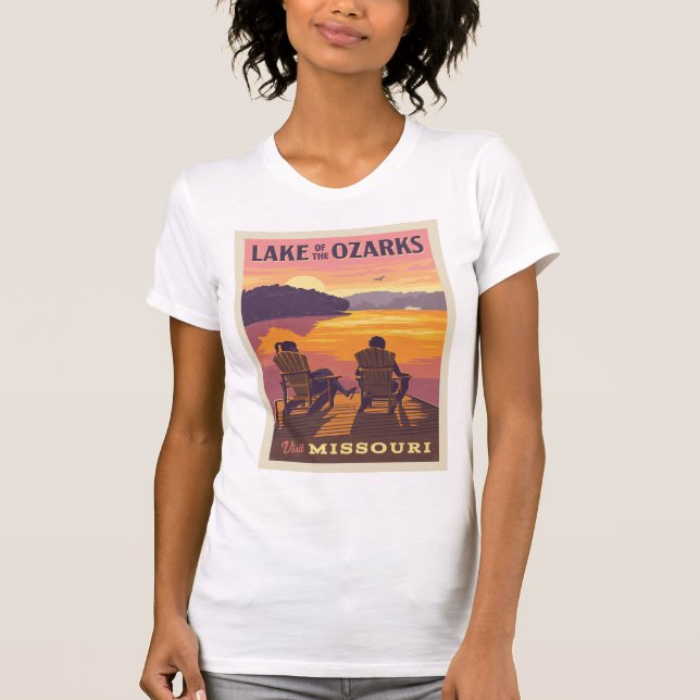 Missouri | Der Ozarksee T-Shirt (Vorderseite)