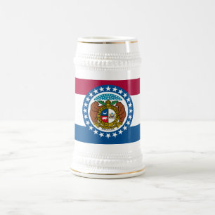 MISSOURI FLAG BIERGLAS