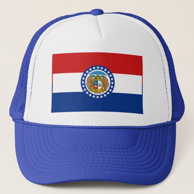 Missouri Flag Hat Truckerkappe (Vorderseite)
