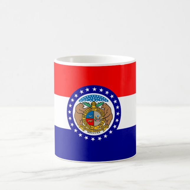 Missouri-Flagge Kaffeetasse (Mittel)