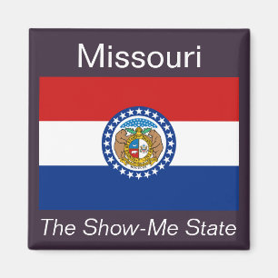 Missouri-Flaggen-Magnet Magnet