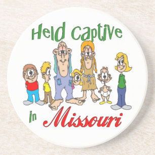 Missouri Funny Trailer Park Sandstone Untersetzer