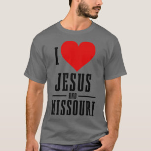 Missouri I Love Jesus And Missouri Christian 1  T-Shirt