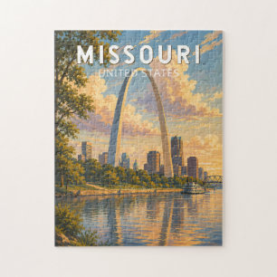 Missouri-Illustration Reise Kunst Vintage