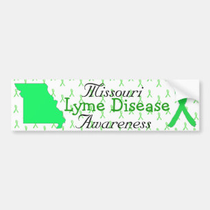 Missouri Lyme-Borreliose-Bänder Aufkleber Autoaufkleber