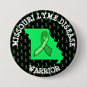 Missouri Lyme-Borreliose WARRIOR-Button Button
