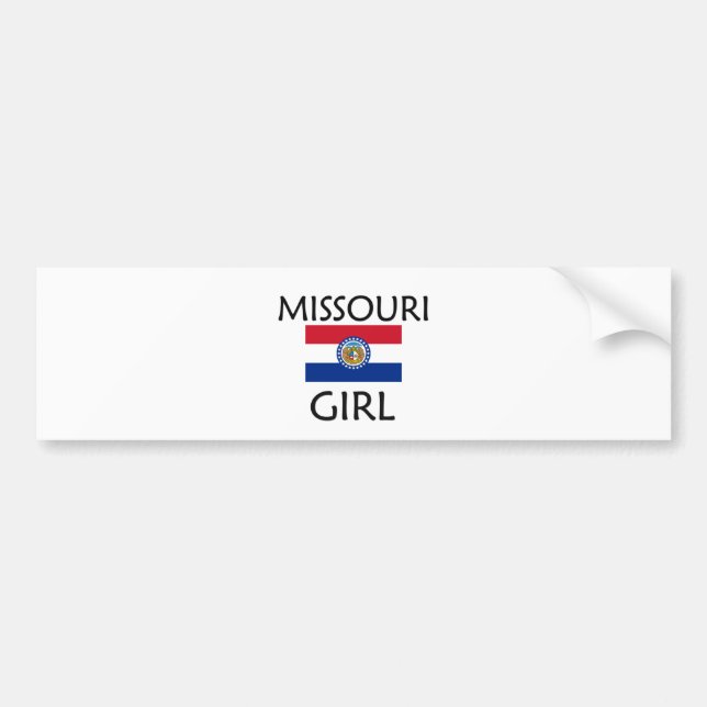 MISSOURI-MÄDCHEN AUTOAUFKLEBER (Vorne)