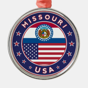 Missouri, Missouri Telefongehäuse, Missouri Aufkle Ornament Aus Metall