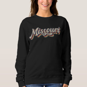 Missouri Mo Vintag Staat Retro Sweatshirt