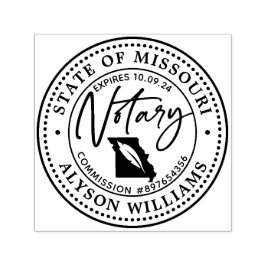 Missouri Modern Notary Public Permastempel