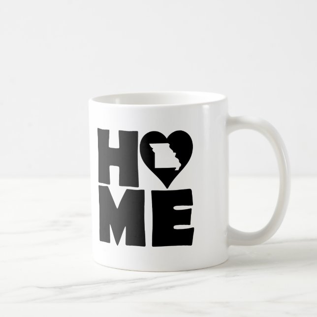 Missouri Mug ou gobelet de voyage Home Heart State (Droite)