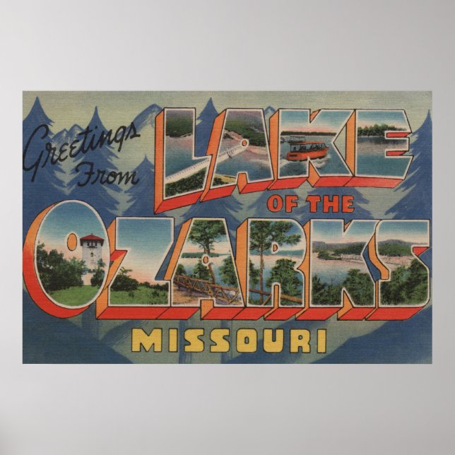 Missouri - Ozarksee 2 Poster (Vorne)