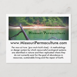 Missouri Permaculture Postcard Postkarte