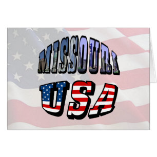 Missouri Picture and USA Text