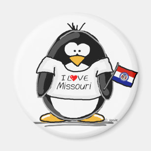 Missouri Pinguin Magnet
