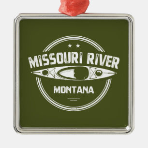 Missouri River, Montana Ornament Aus Metall