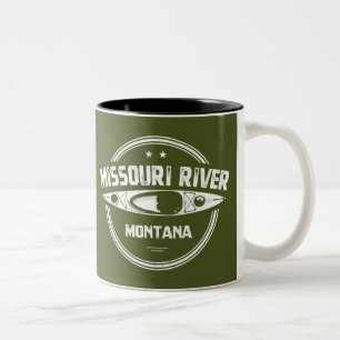 Missouri River, Montana Zweifarbige Tasse