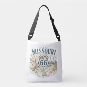 Missouri Route 66 Damen-Reise-Tasche Tragetaschen Mit Langen Trägern