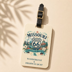 Missouri Route 66 Gateway Reiseandenken Gepäckanhänger