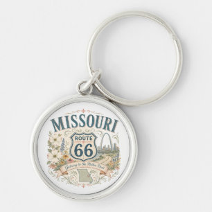 Missouri Route 66 Geschenk für Frauen auf Reisen Schlüsselanhänger