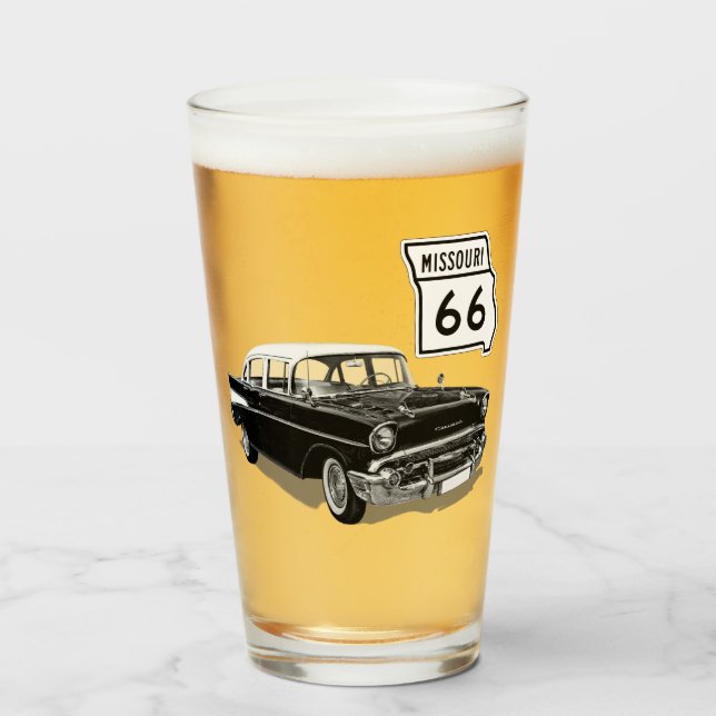 Missouri-Route 66 Glas (Vorne (Gefüllt))