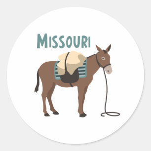 Missouri Runder Aufkleber