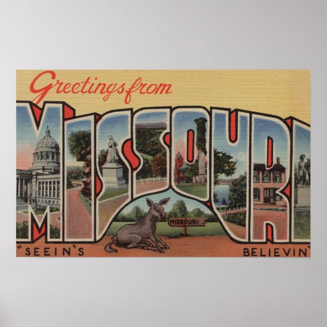 Missouri (Seeins Glaube') - Großer Brief Poster (Vorne)