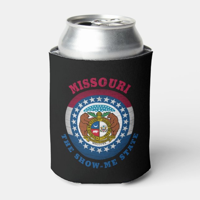 MISSOURI SHOW-ME-STAAT FLAG DOSENKÜHLER (Kanne Vorderseite)