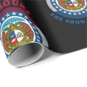 MISSOURI SHOW-ME-STAAT FLAG GESCHENKPAPIER