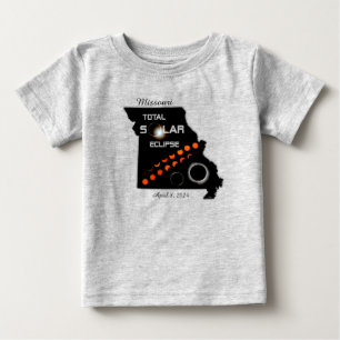 Missouri Solar Eclipse Baby Kleinkind T - Shirt