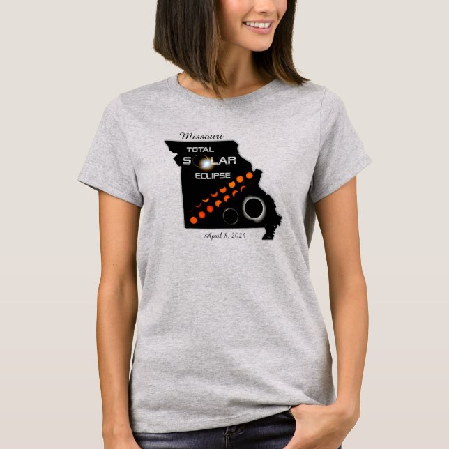 Missouri Solar Eclipse Women's T - Shirt (Vorderseite)
