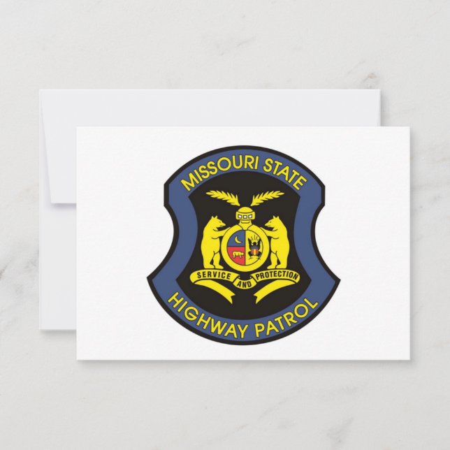 Missouri Staat Highway Patrol Ankündigung (Vorderseite)