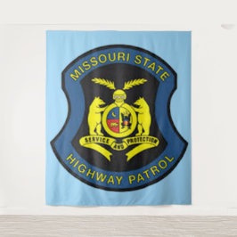 Missouri Staat Highway Patrol Wandteppich