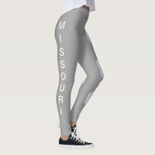 Missouri Staat White Hawthorn Blume Leggings