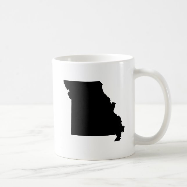 Missouri-Staats-Kontur Kaffeetasse (Rechts)
